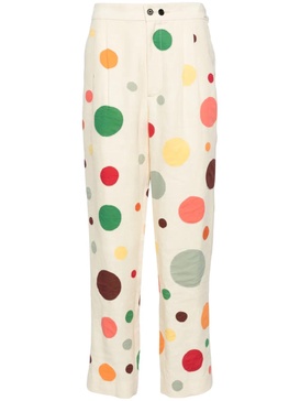 Off-White Dotted Appliqué Trousers