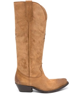 Golden Goose ‘Wish Star’ leather cowboy boots