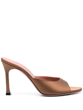 Amina Muaddi Women Alexa Satin Mules