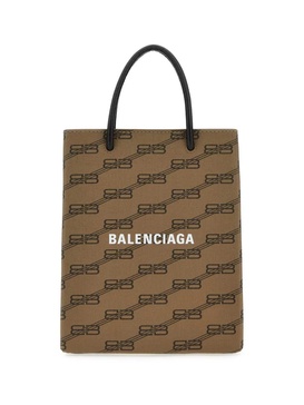 Balenciaga Women Printed Canvas Phone Case