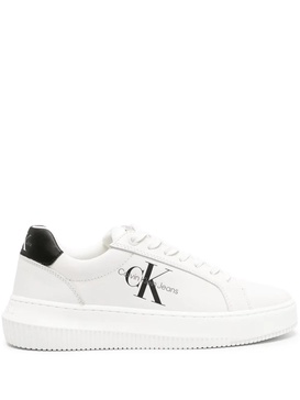 Monochrome Leather Sneakers
