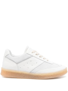 Lace-Up Sneakers with Branded Heel