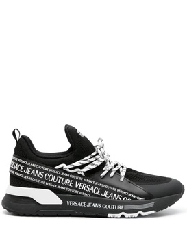 Versace Jeans Couture knitted sneakers with logo