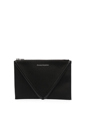 Alexander Mcqueen Men Black Fabric Pouch