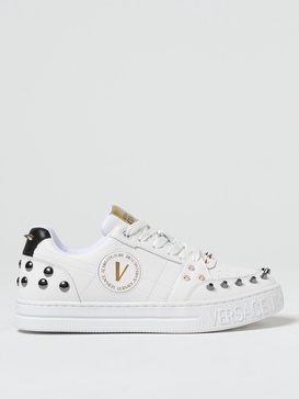Versace Jeans Couture sneakers in grained leather with studs