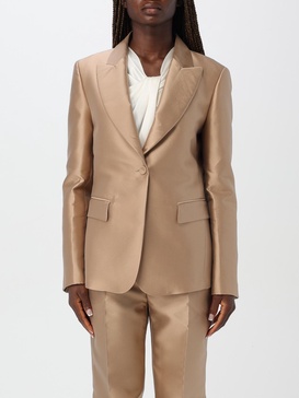 Alberta Ferretti silk-blend satin blazer