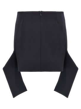 'reversed Belt Mini' Skirt