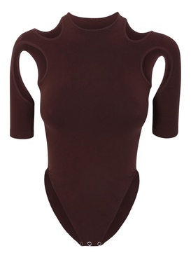 Jersey Brown Bodysuit
