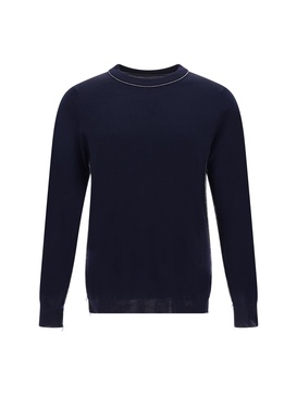 Wool And Cotton Crewneck