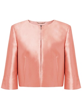 Pink Satin Jacket