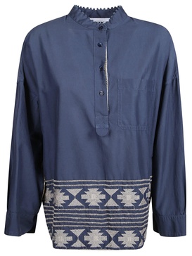 Ruffle Collar Shirt