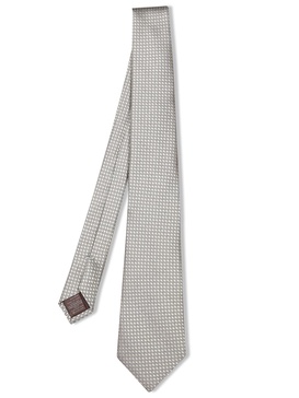 Beige Micro Circles Tie