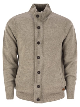 Cardigan With Zip And Buttons