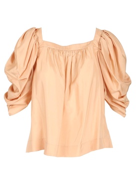 Biscuit Pink Pleated Top