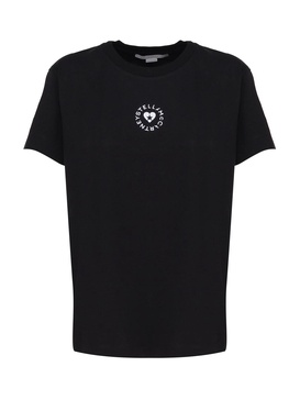 Cotton T-shirt With Circular Logo