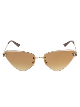 Triangle Rimless Sunglasses