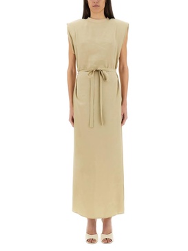 'peach Touch' Long Dress