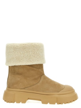 H619 Ankle Boot With Faux Fur