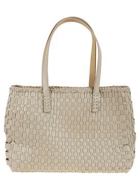 Salvage Irregular Woven Tote