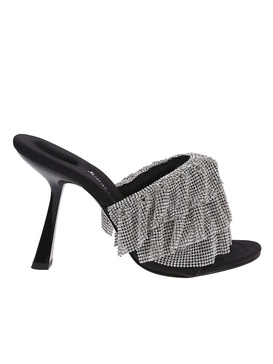 Nala 105 Crystal Ruffle Sandals