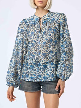 Woman Silk Voile Blouse Harper