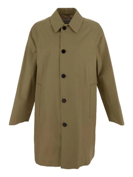 Mid-length Gabardine Car Coat