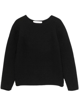 Black Crew-neck Sweater