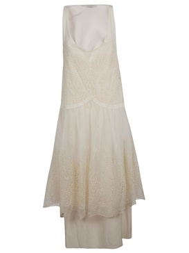 Sleeveless Laced Dress