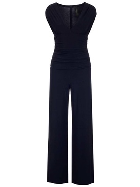 Draped Straight-leg Jumpsuit