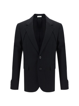 Wool Gabardine Harness Jacket