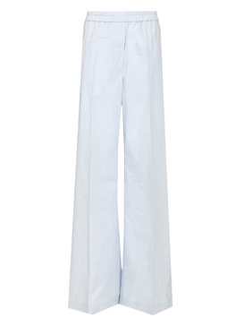 Bci Cotton Popline Elasticated Straight Pants