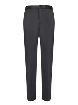 Montefalco Scuba Black Trousers