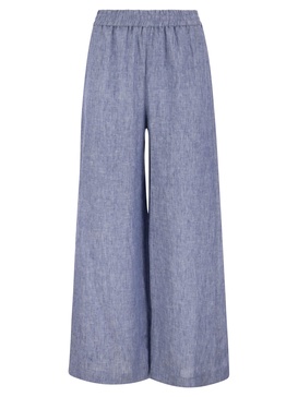 High-waisted Palazzo Trousers