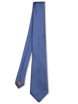 Micro Circles Blue Tie