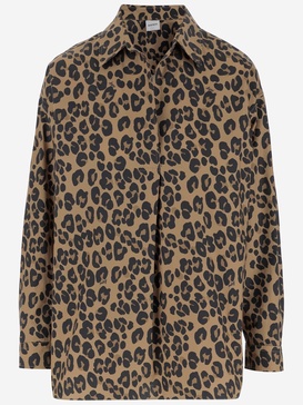 Cotton Shirt With Leo Pattern