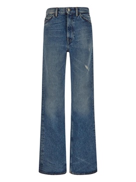 Distressed Mid-rise Jeans