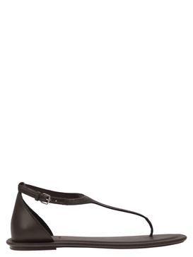 Nappa Leather Sandals With Precious Strap