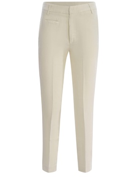 Trousers Dondup "ariel 27inches" Made Of Linen Blend