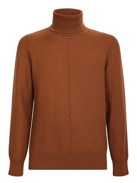 High-neck Pullover Camel
