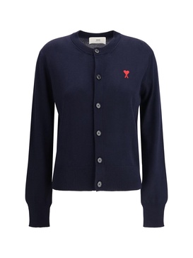 Wool Logo Cardigan