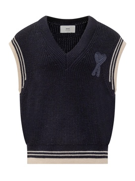 Sleeveless Ribbed Sweater
