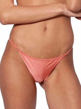 Woman Peach Pink Cheeky Swim Briefs