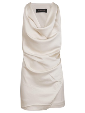 Verushka Mini - Waterfall Neckline Mini Dress