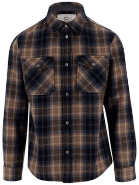 Embroidered Flannel Alaskan Melton Shirt