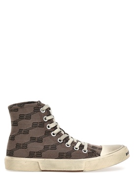 Paris High-top Laced Sneakers