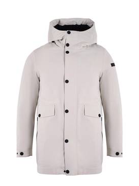'egg Floating' Parka Jacket In Duck Feathers