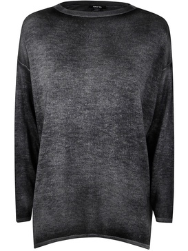 Hand Painted Boat Neck Off Gauge Pullover