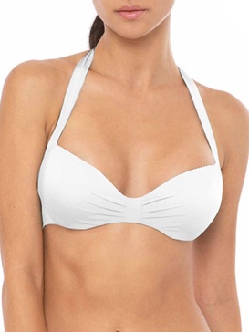 White Woman Bralette Bikini