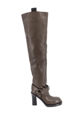 Adjustable Strap Leather Stirrup Boots