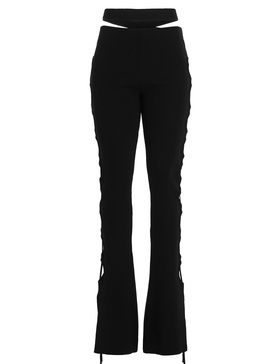 Cut Out Pants With Lacing